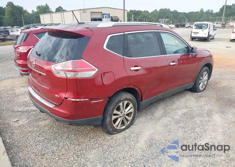 2015 Nissan Rogue Sv from USA, damaged, VIN KNMAT2MTXFP506690